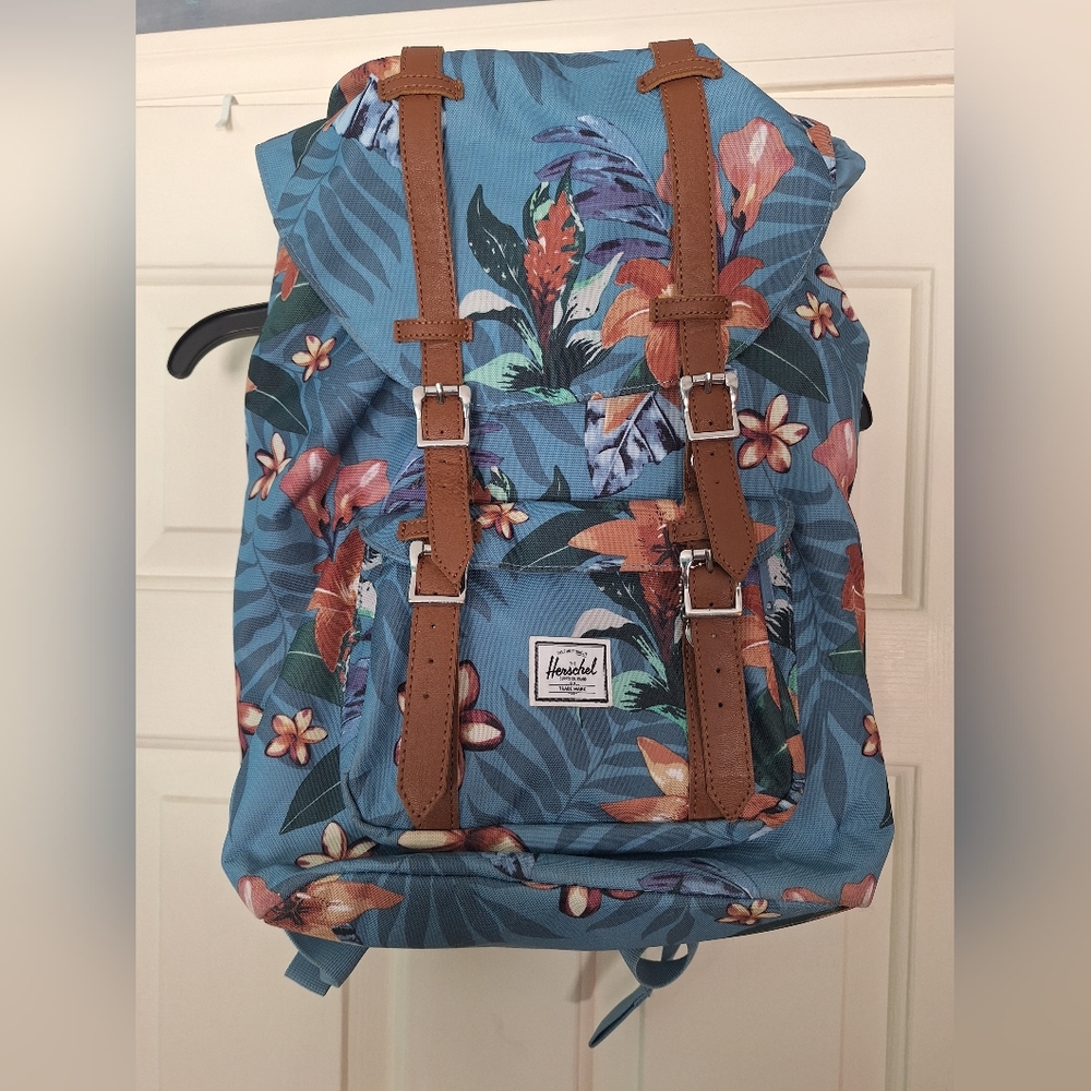 Herschel Supply Company Blue Floral Backpack